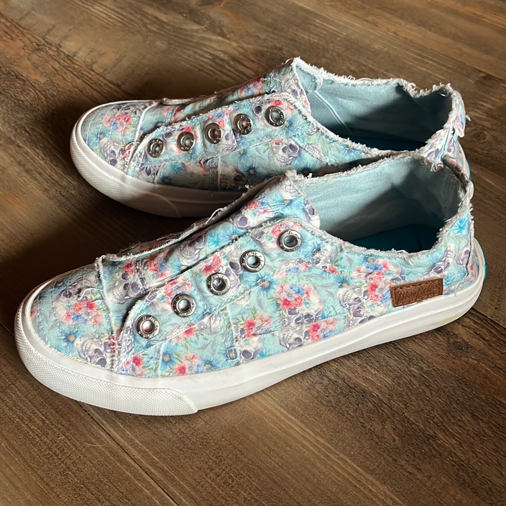 Blowfish Floral Slip On Sneakers Adorable